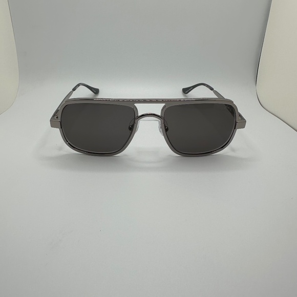 Caddis Accessories - NWT Caddis Sun Progressive Readers Nola in Polished Gunmetal with Grey lens 1.0x